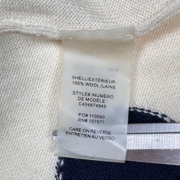 Alice + Olivia Celyn Polkadot Sweater Sz.S Cream Rhinestones ASO Taylor Swift - Picture 12 of 14